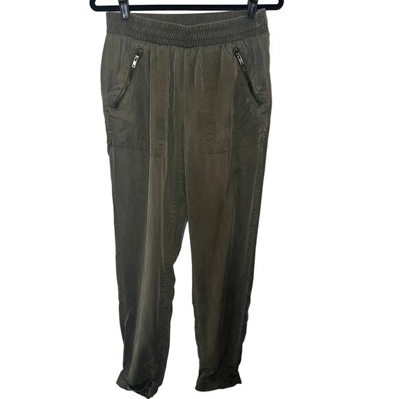 Juicy Couture Olive Green Cargo Jogger Pants Medium - Picture 1 of 6